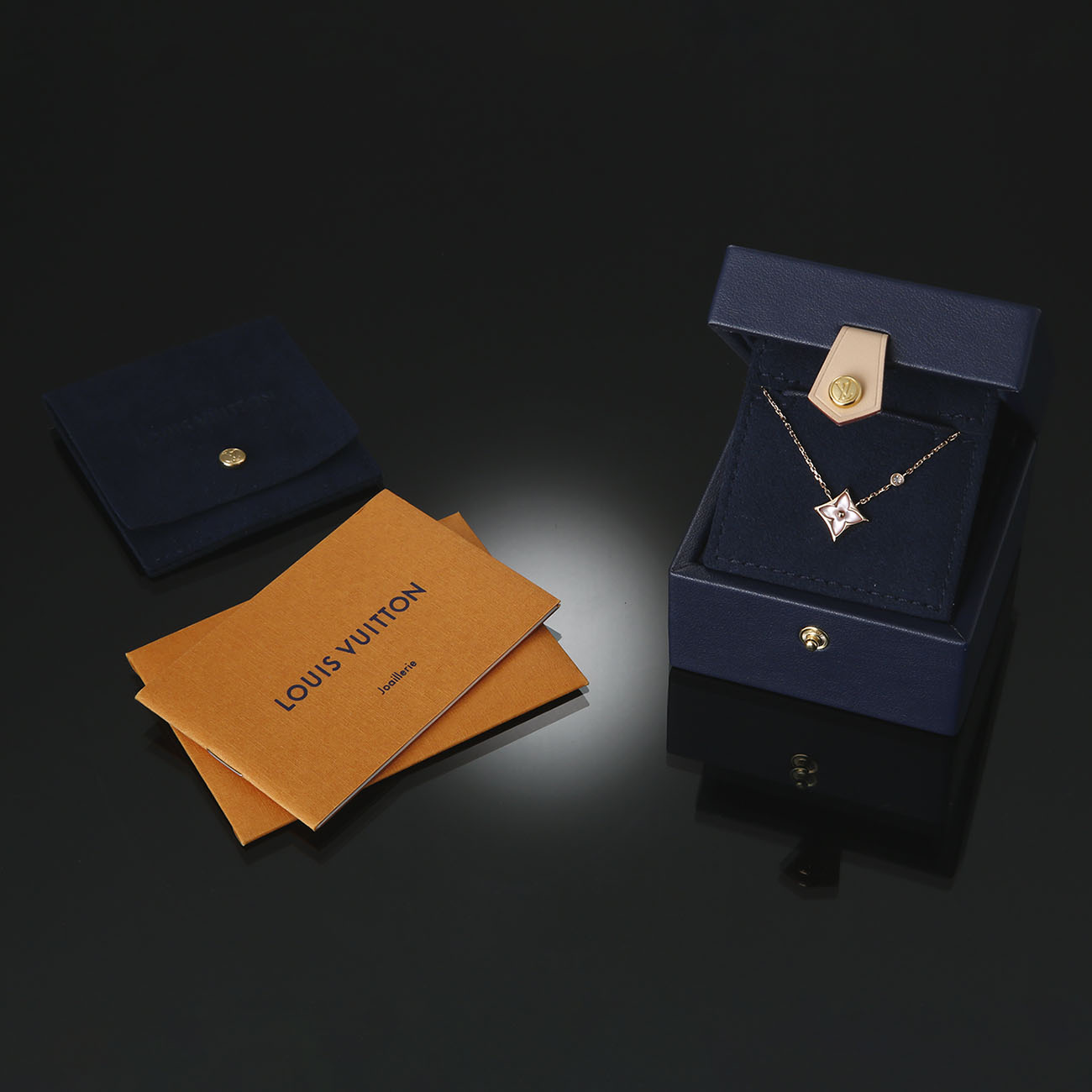 LOUIS VUITTON(USED루이비통 Q93612 스타 블라썸 BB 네크리스